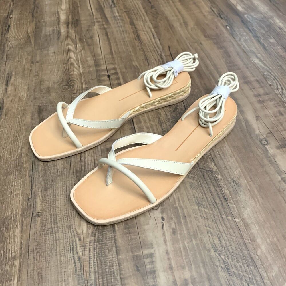 Dolce Vita Cream Strappy Sandals